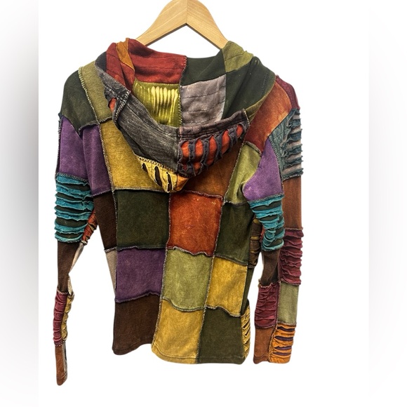 Creative Hoodie Size Large. NJ1011. . GR/PK - Picture 2 of 2